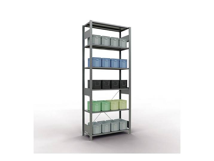 Schulte Regal Regal MULTIplus150 12741 Grund 2.500x1.000x400mm 6 Böden verzinkt