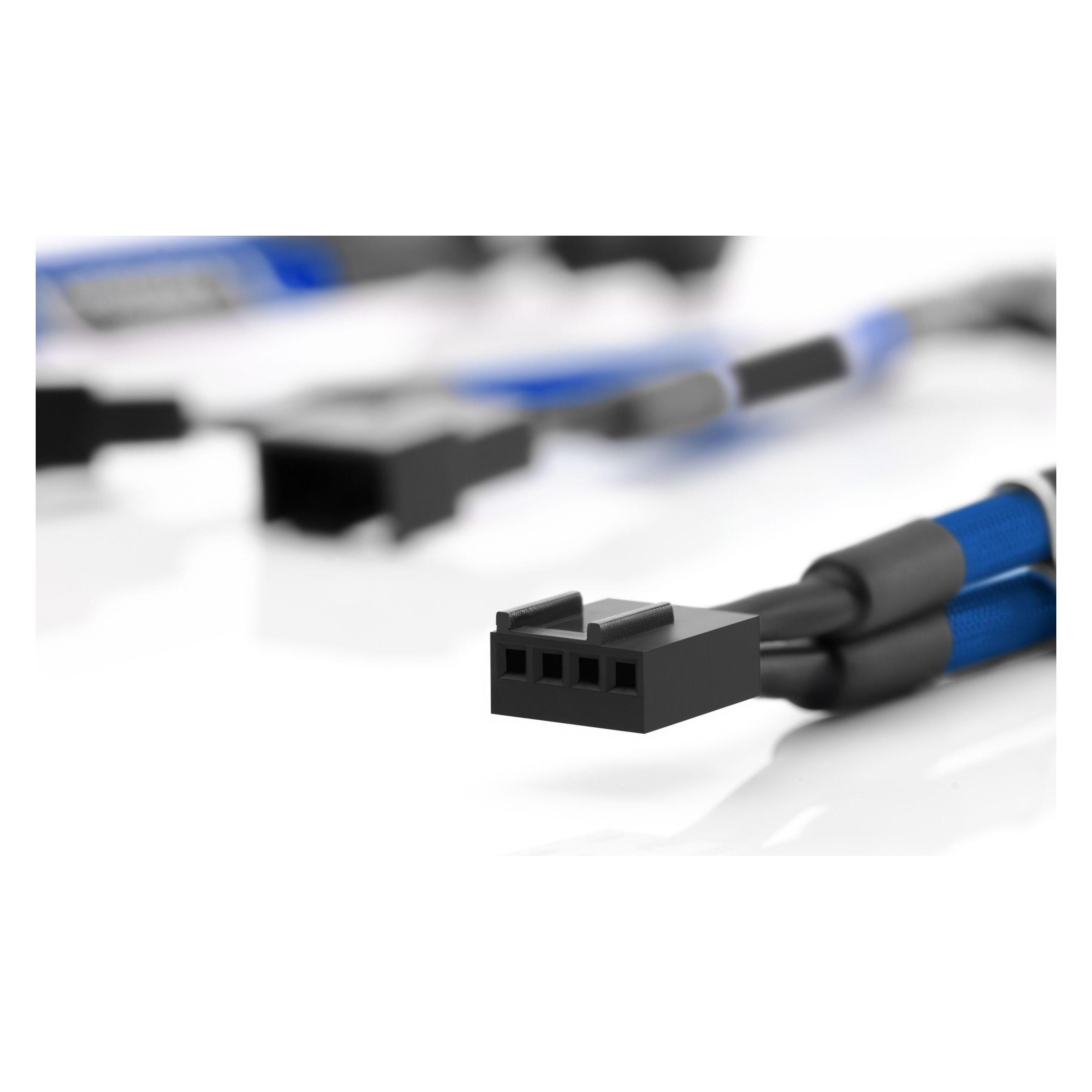 Noctua NA-SYC1 chromax.blue Y-Splitterkabelset für Lüfter (11 cm, 4 pin CPU) (NA-SYC1.blue)