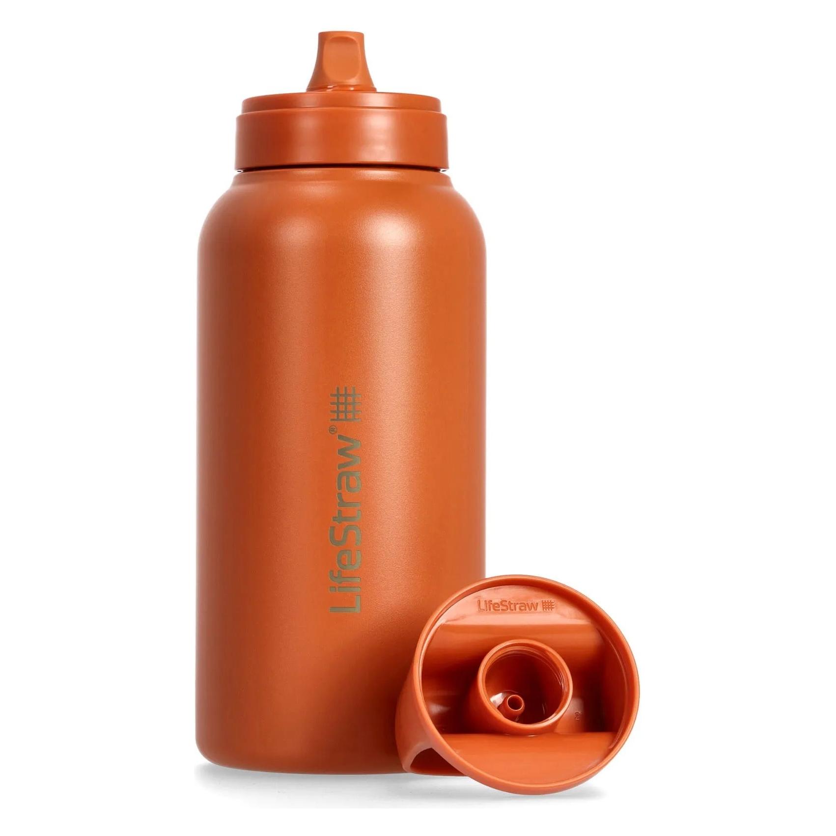LifeStraw Go Steel 1-Liter (kyoto orange) (1 l) (LGV41SORWW)
