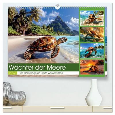 Wächter der Meere (hochwertiger Premium Wandkalender 2026 DIN A2 quer), Kunstdruck in Hochglanz