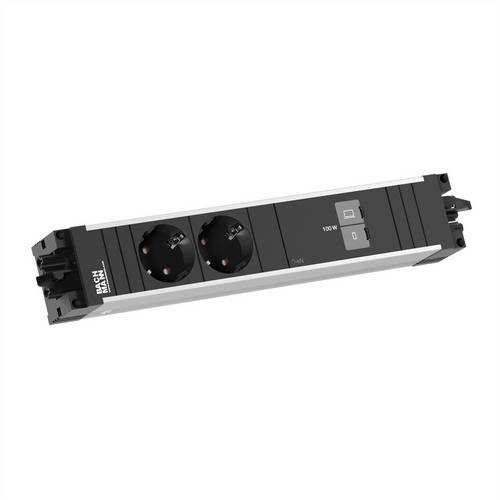 Bachmann STEP ALU 2xCEE7/3, 1xUSB C/C 10