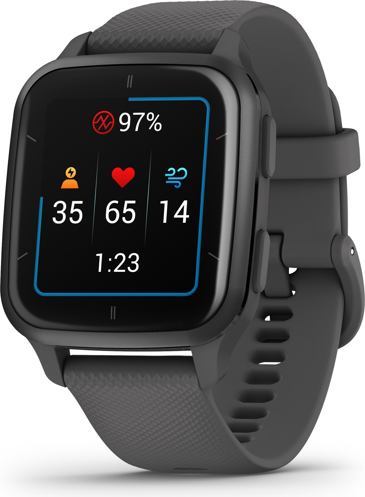 Garmin Venu Sq 2 Smartwatch Grijs/Antraciet