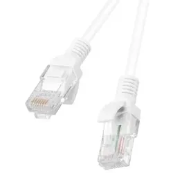 Lanberg PCU6-10CC-0100-W Netzwerkkabel Weiß 1 m Cat6 U/UTP (UTP)