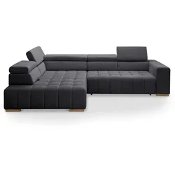 Exxpo by Gala Ecksofa mit Funktion Elias Cord Anthracite