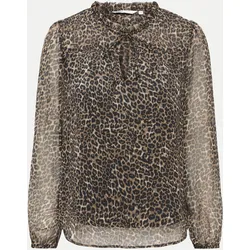 Gemusterte Bluse Mehrfarbig S