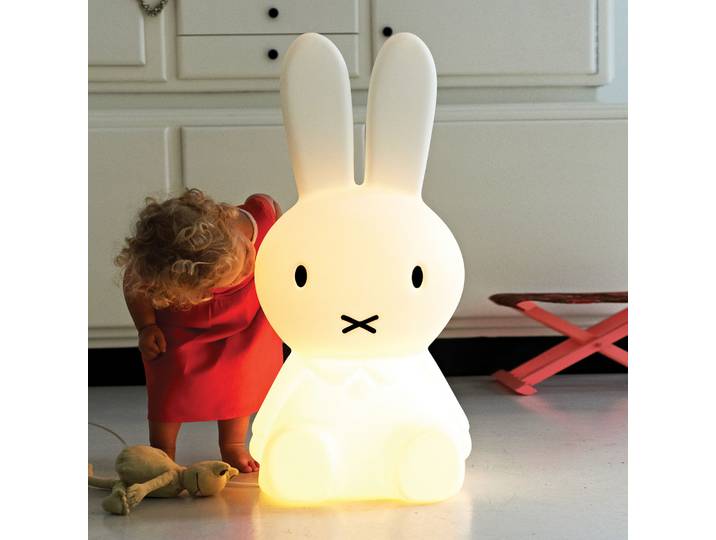 Lampe à poser LED rechargeable Miffy High Light, H 80 cm - Mr Maria - Chambre d'enfant - Plastique