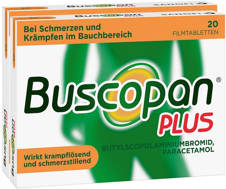Buscopan PLUS Filmtabletten Doppelpack 2x20stk