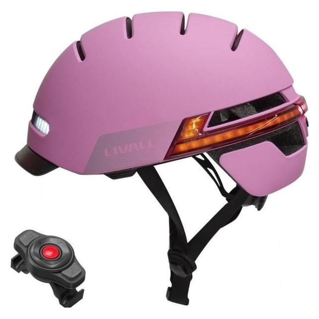 Livall BH51M Neo Smart Bluetooth Urban Helm LED/SOS Pink L (57 - 61 cm) (12775)