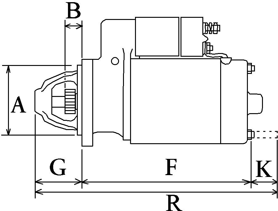 Hc-Cargo Starter F032114389 Für Lister Honda
