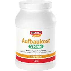 MEGAMAX® Aufbaukost Vegan Cappuccino 1500 g