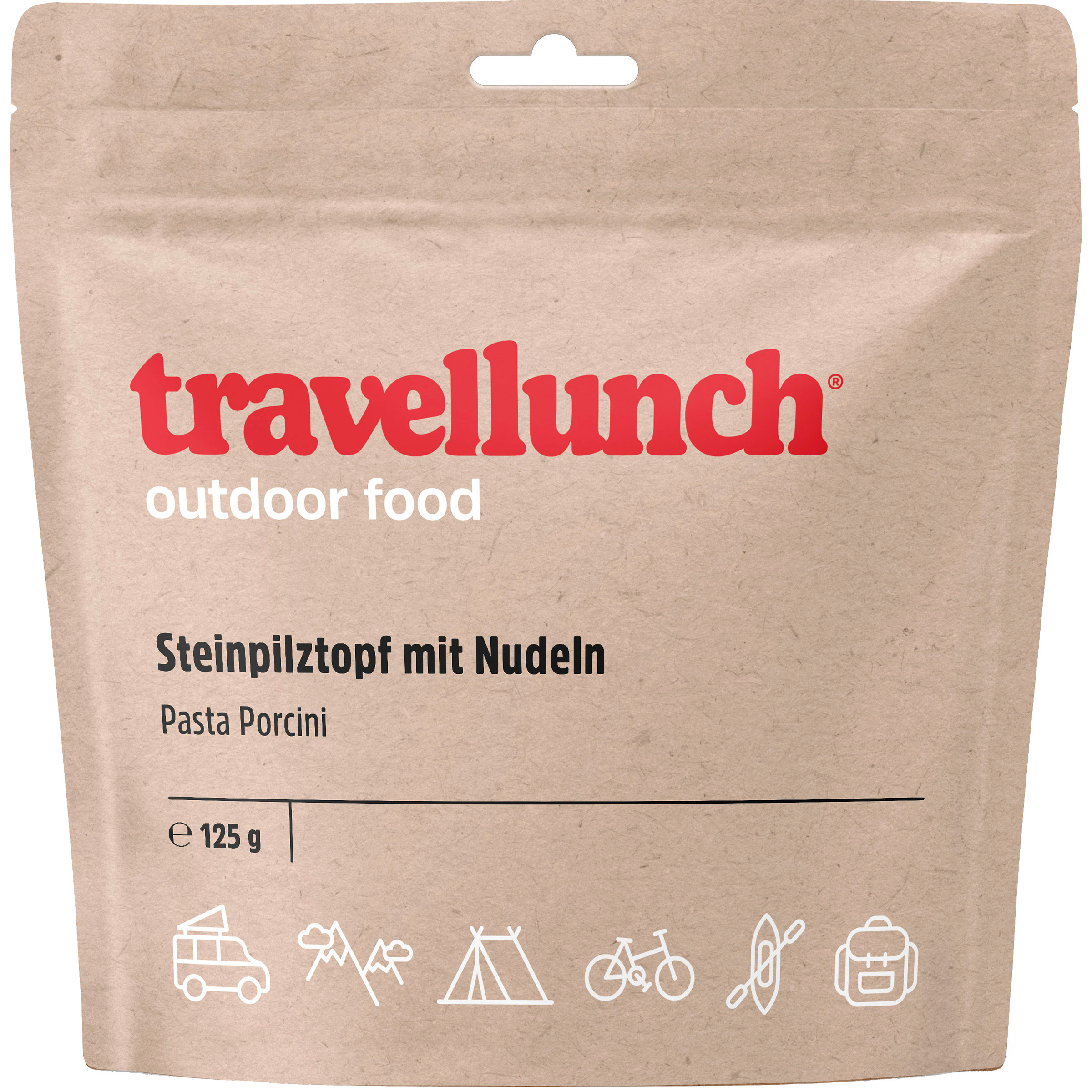 Travellunch Steinpilztopf Schwarzwald Trekkingnahrung Größe 125G