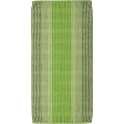 Cashmere Handtuch 80 x 150 cm gestreift kiwi