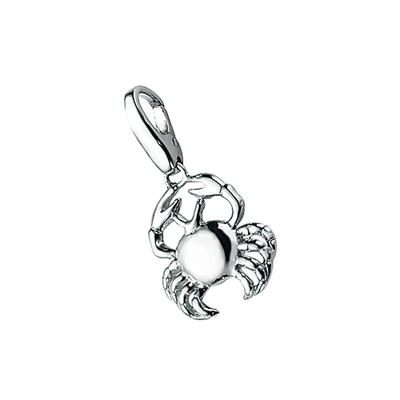 Charm Sternzeichen "Sternzeichen Krebs, Silber 925", silber, GIORGIO MARTELLO MILANO, Charms, Damen, Silber 925 (Sterlingsilber)