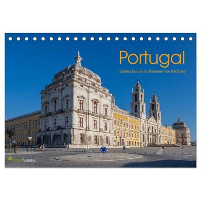 Portugal - Eindrucksvolle Aufnahmen von fotofussy (Tischkalender 2026 DIN A5 quer), CALVENDO Monatskalender