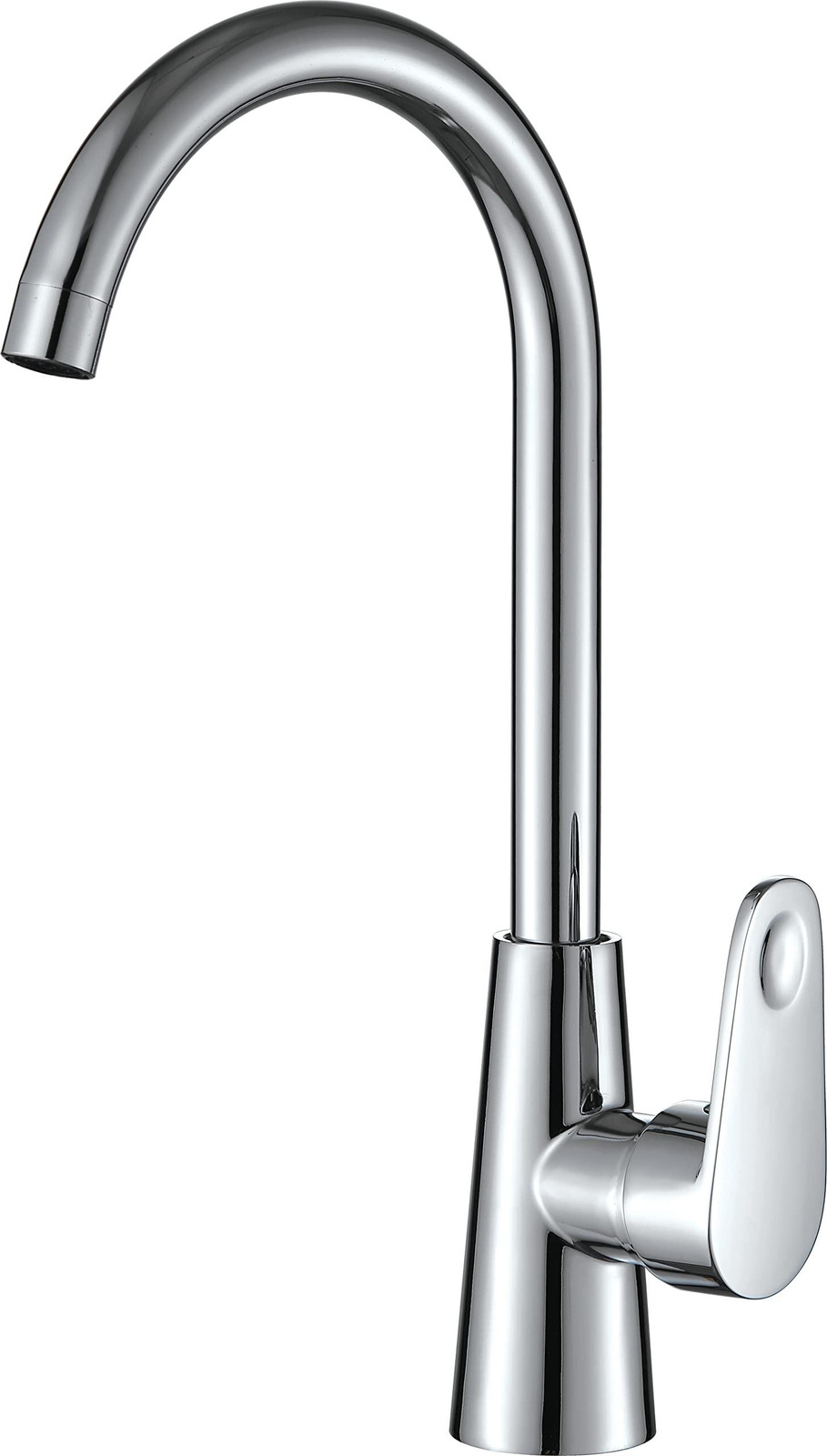 Solidchoice Moderne Keukenkraan in Chroom met Gooseneck en Draaibare Spout