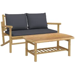 vidaXL, Gartenlounge, Lalunon (Bank + Tisch)