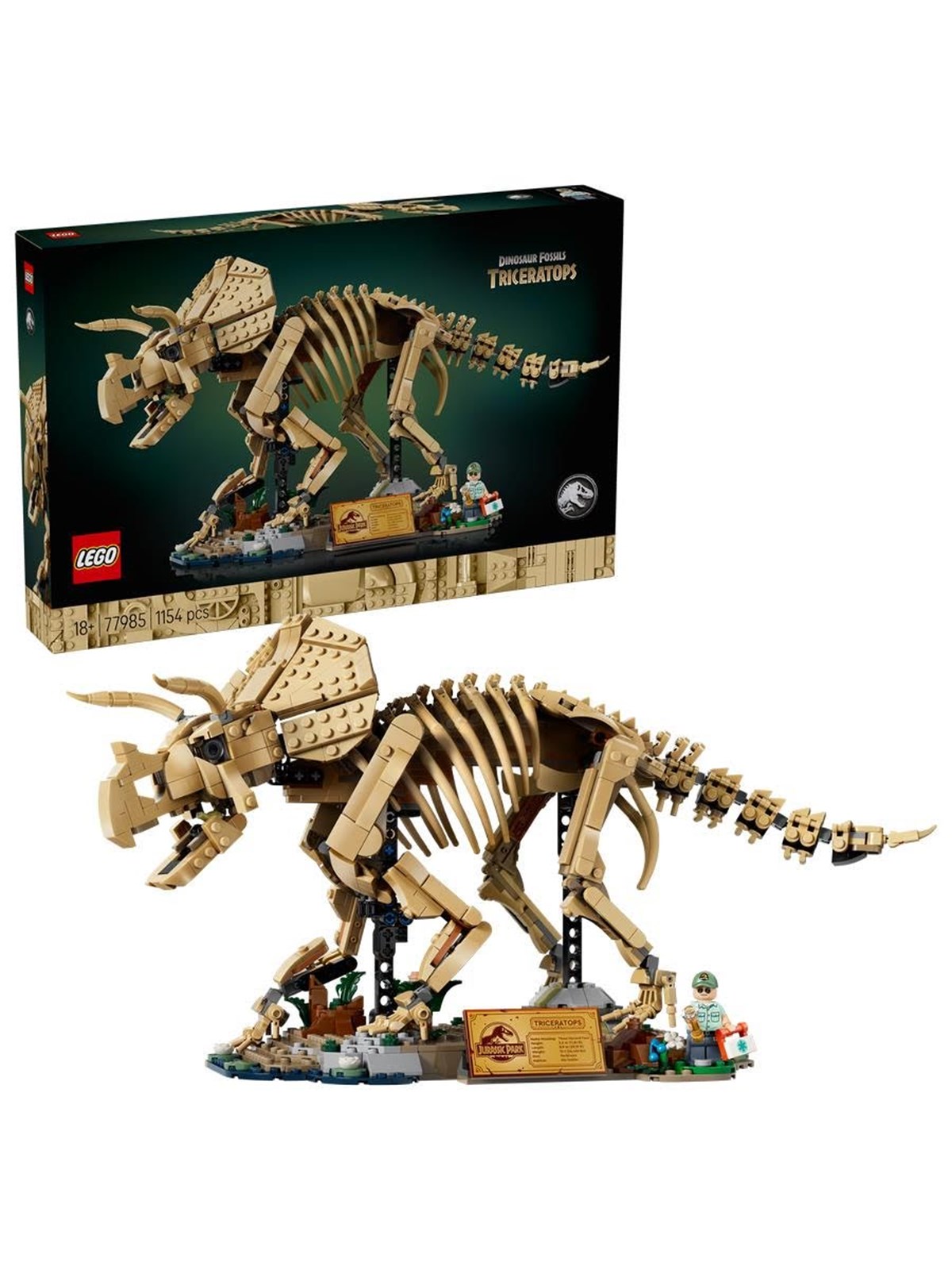 LEGO Jurassic World 77985 Dinosaurier-Fossilien: Triceratops