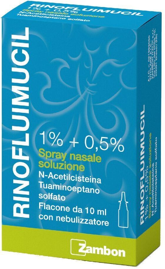 Zambon Rinofluimucil, Spray Nasale Soluzione, 10 ml
