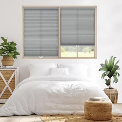 Regal Living 64-inch Grey Cordless Blackout Cellular Shade