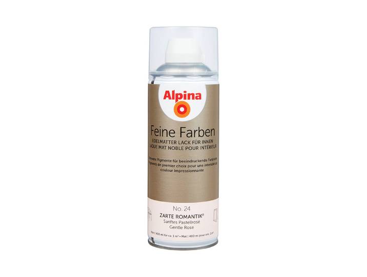 Alpina Sprühlack Feine Farben Zarte Romantik Rosa 0.4 l Edelmatt