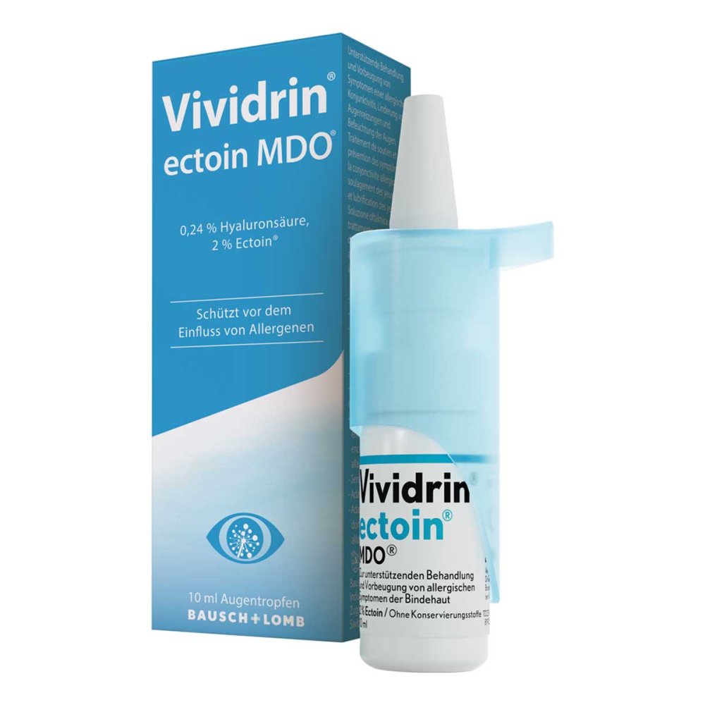 Dr. Gerhard Mann Vividrin ectoin MDO Augentropfen - allergisch gereizte Augen 11331444