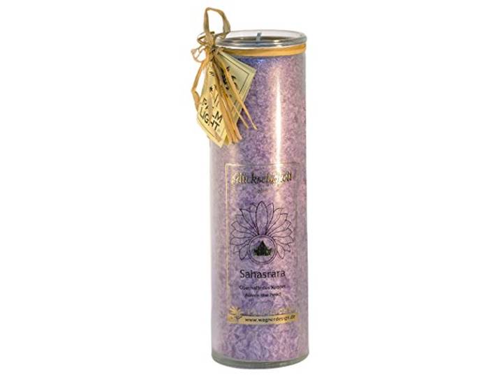 Palm Light Chakra Kaars, Violet, 619