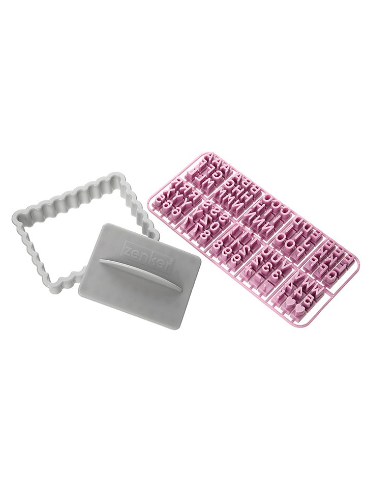 Zenker 61tlg. Ausstecher-Set in Grau/ Rosa - onesize