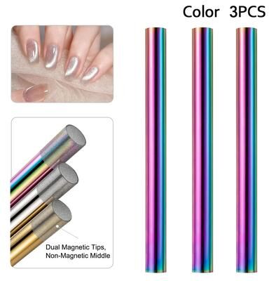 Uplifted Finds Cat Eye Nail Magnetic Stick For UV Gel Polish Effects color 3 Pcs