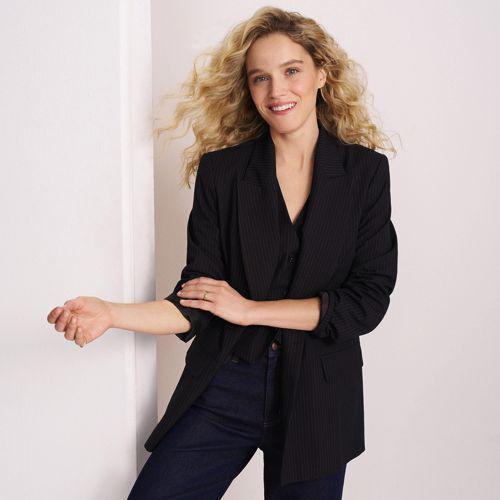 Blazer für Damen, Damen, size: regular, Muster, Polyester, by Lands' End