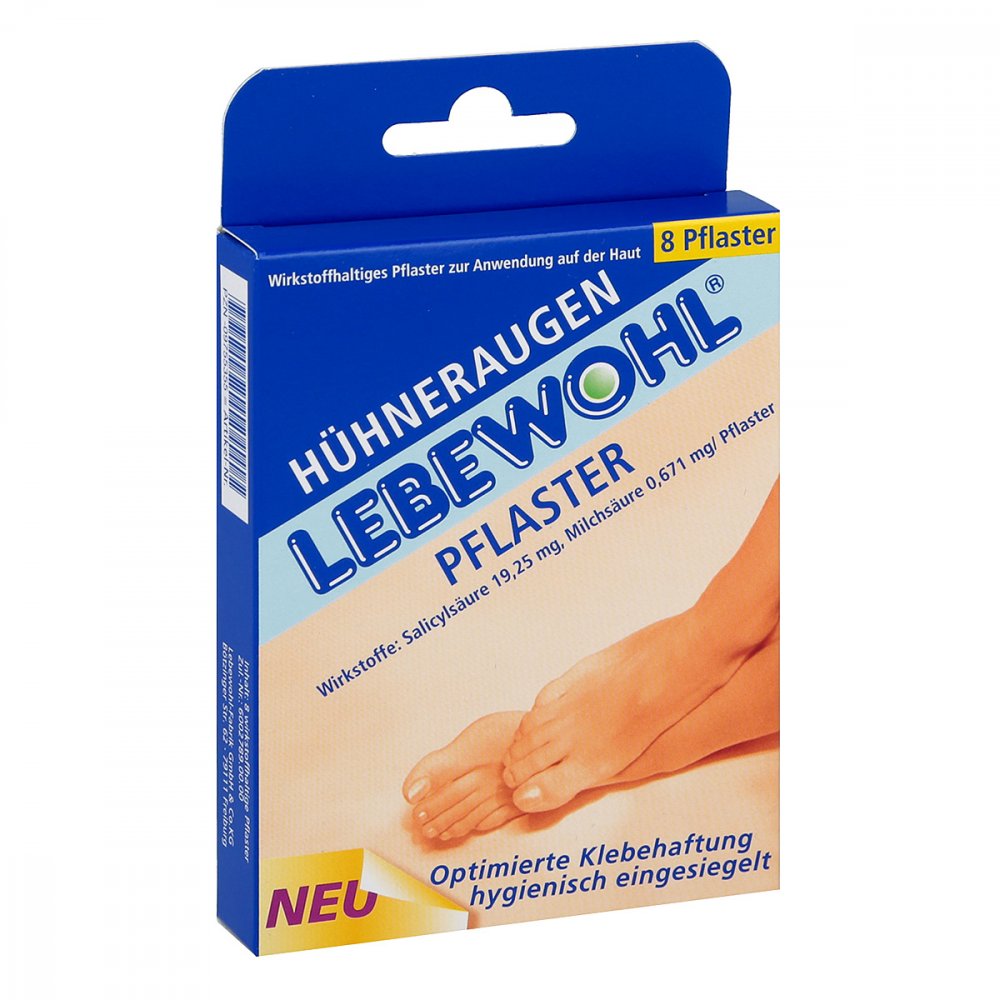 lebewohl-Fabrik GmbH & Co. KG Lebewohl Hühneraugenpflaster 09755355
