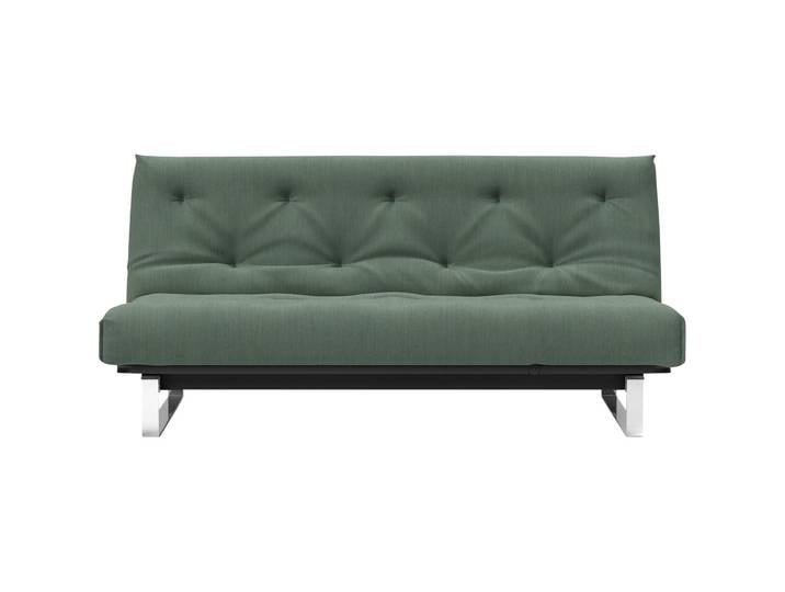 Innovation Bettsofa Kelani Grün Metall B 200 T 100 cm Verstellbare Lehne