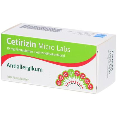 Cetirizin Micro Labs 10 mg Filmtabletten 100 St