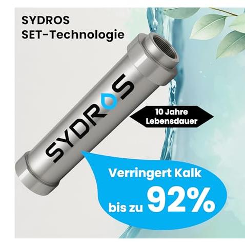 Kalkschutzfilter XL - jahrelanger chemiefreier Schutz für das ganze Haus, wartungsarm & einfache Installation im Keller - Wasserfilter gegen Kalkablagerungen mit SET Technologie