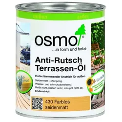 OSMO Terrassen-Öl Anti-Rutsch farblos seidenmatt 430 Größe 0,75 L