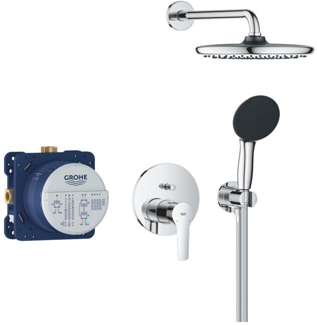 Grohe Start Duschsystem Unterputz mit Vitalio Start 250 25292000 chrom