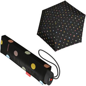 Reisenthel Regenschirm Umbrella Pocket Mini dots, sturmfest, manuell, Ø 97cm, 25cm, Taschenschirm