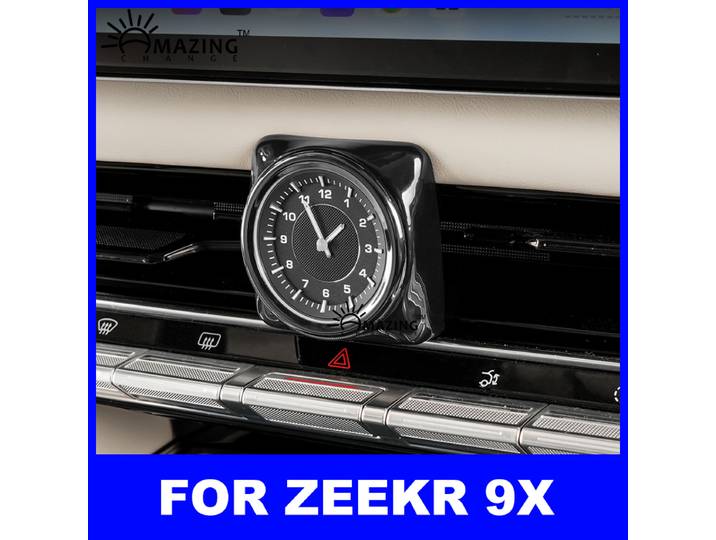 Pour Zeekr 9X 2025 2026 Console centrale horloge à Quartz évent tableau de bord montre intérieur voiture accessoires