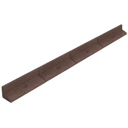 Flexible Rasenkante 12m mit Gummihammer - Braun