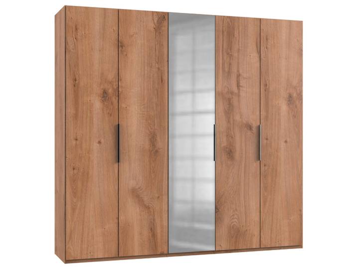 Drehtürenschrank, Braun, 250x236x58 cm, Holzwerkstoff, 6 Fächer, MID.YOU