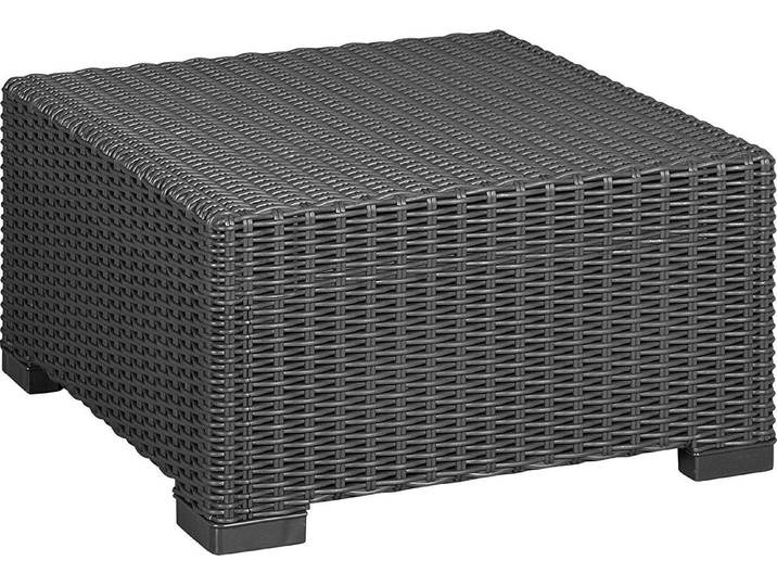Allibert Table de jardin California gris graphite