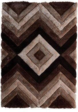 MDA Rugs Mateos Shag Collection Geometric Area Rug