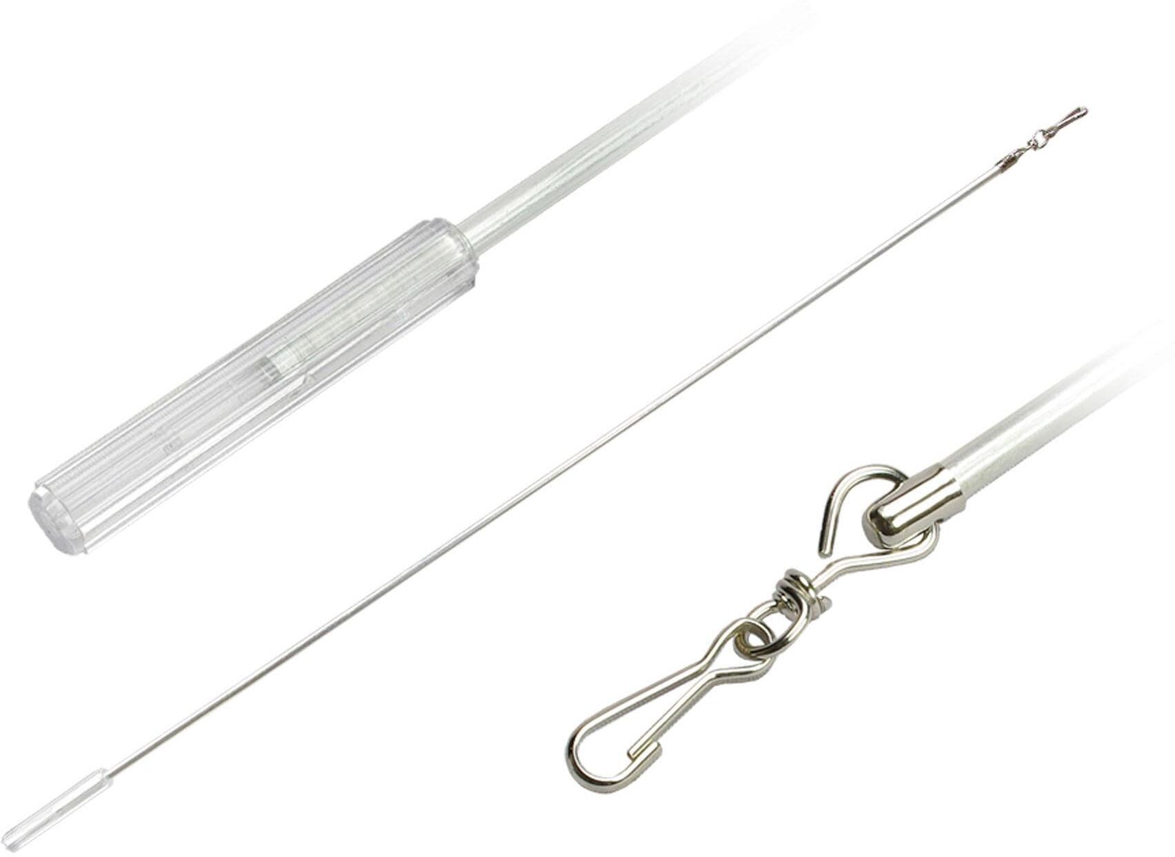 Schleuderstab LIEDECO Gr. 3, transparent, L:125cm, Schleuderstäbe, Schleuderstab, für Seitenschals, Gardinen transparent 125cm