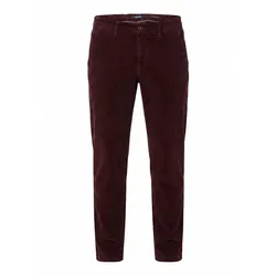 Flatfront-Cordhose Eurex rot, 50
