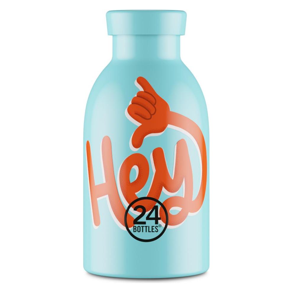 24 Bottles Thermosflasche Clima Hey! 330 ml, Blau (0.33 l) (002181)