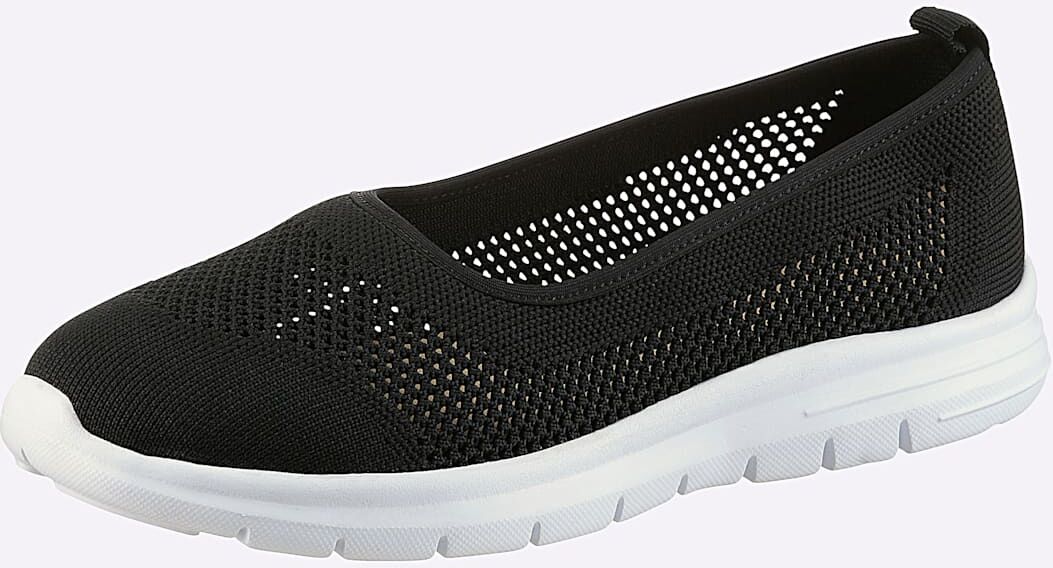 Ballerina ANDREA CONTI, Damen, Gr. 38, schwarz, Textil, Schuhe Ballerina schwarz 38