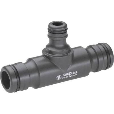 GARDENA 02835-20 Kunststoff T-Stück Steckkupplung Profi-System, Steckkupplung