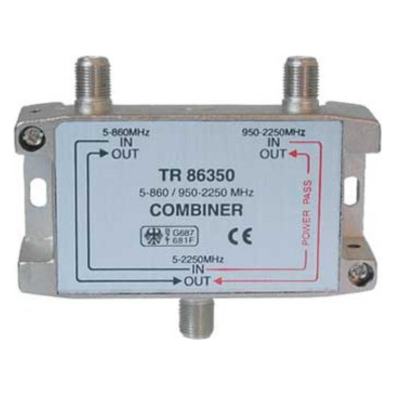 Shiverpeaks S/CONN maximum connectivity SAT-TV-Einspeisweiche, 5-860 MHz 950-2250 MHz, DC (SAT Kabel) (86350-)