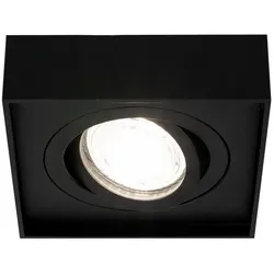 Deckeneinbauleuchte PALLAD 1 MINI BLACK Deckenleuchte quadratisch schwarz EDO777125 EDO