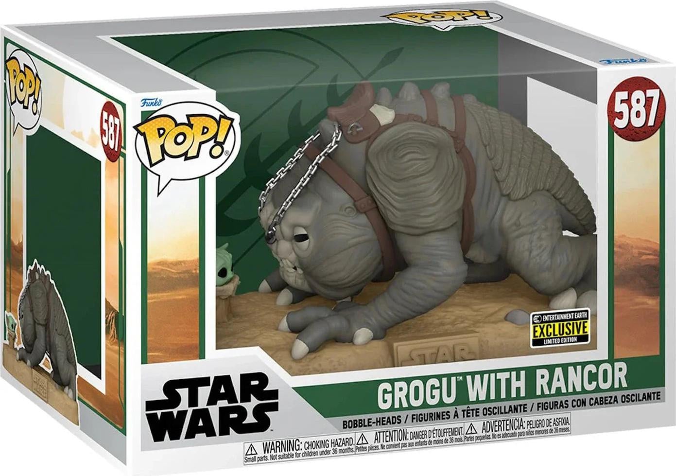 Funko Pop! Deluxe Star Wars Grogu met Rancor 587 Special Edition