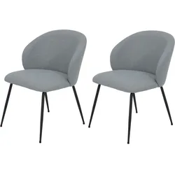 Tchibo - 2 Hela Stühle »Graz« - 61x64,5x81cm - grau -
